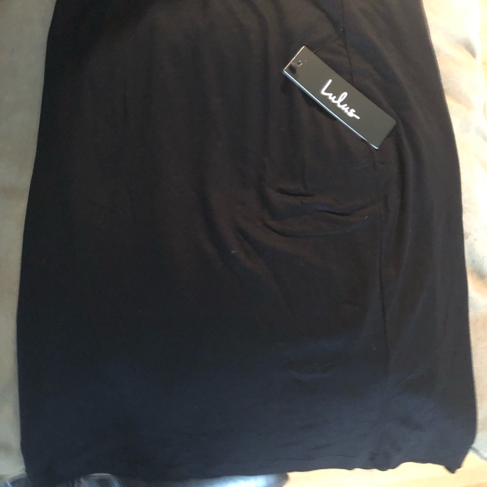 Lulus size small two piece black dress